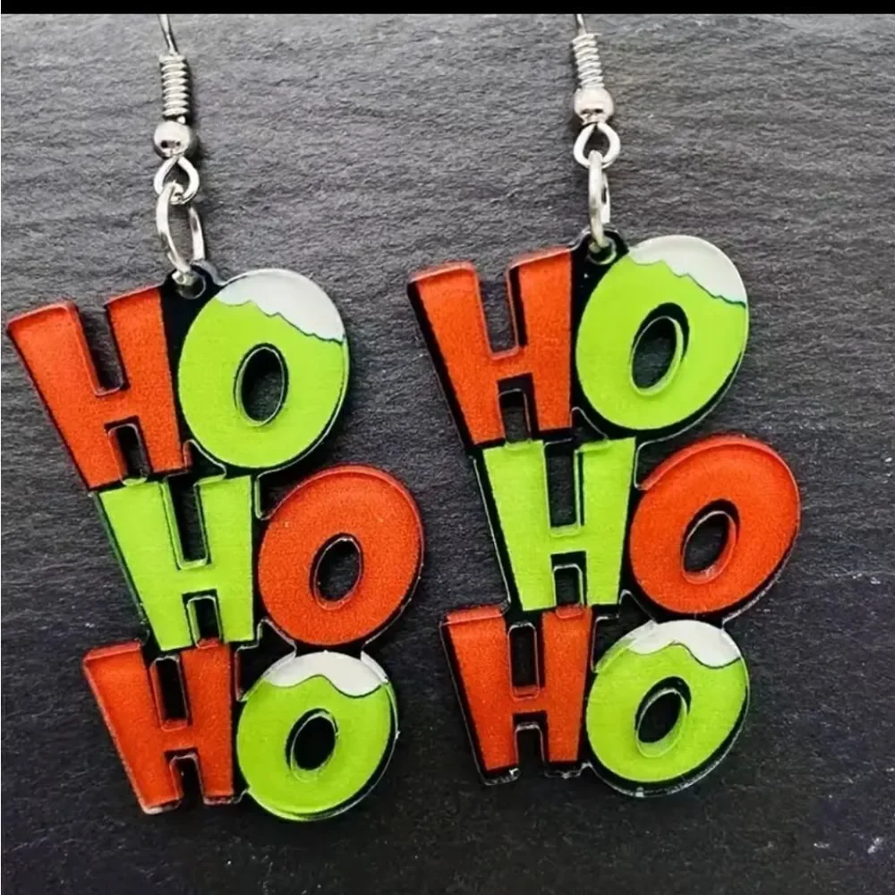 Christmas HO HO Earrings